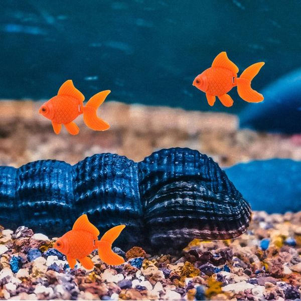 

fake fish aquarium ornament floating simulation goldfish for tank decorations