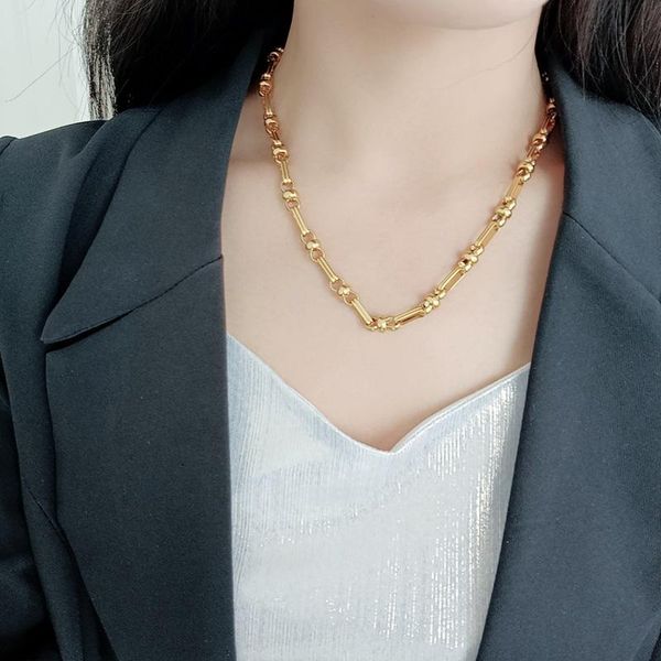 

chains fashion jewelry wholesale personality stackable necklace, Silver