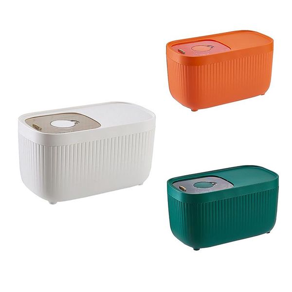 

storage bottles & jars kitchen luxury rice bucket insect proof moisture sealing with scale box flour grains container
