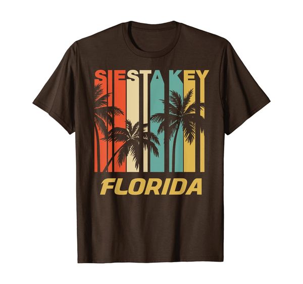 

Retro Siesta Key Florida Palm Trees Vacation T-Shirt, Mainly pictures