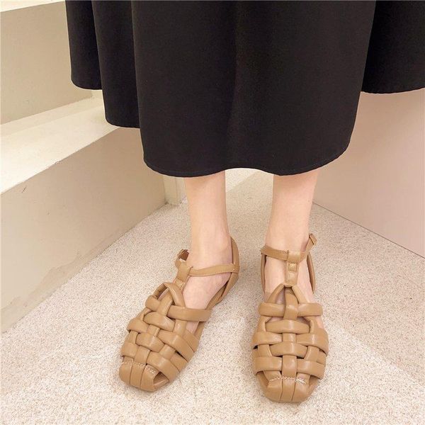 

slippers casual beach shoes low slides slipers women cover toe luxury sabot flat 2021 scandals rome pu basic rubber, Black