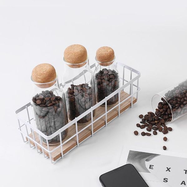 

kitchen storage basket cutlery iron coffee bean deskdecoration bottles & jars