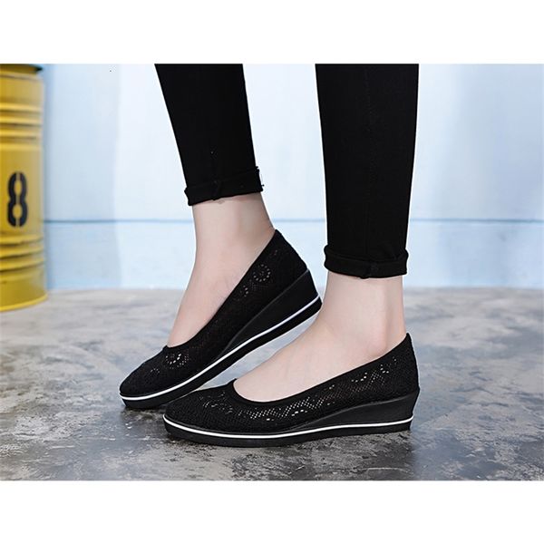 

sandals canvas nurse solid platform casual shoes flat bottom feminino women, Black