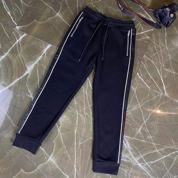 

men's pants 2021 autumn and winter casual trousers plus velvet warm leggings fashion simple high quality, Black
