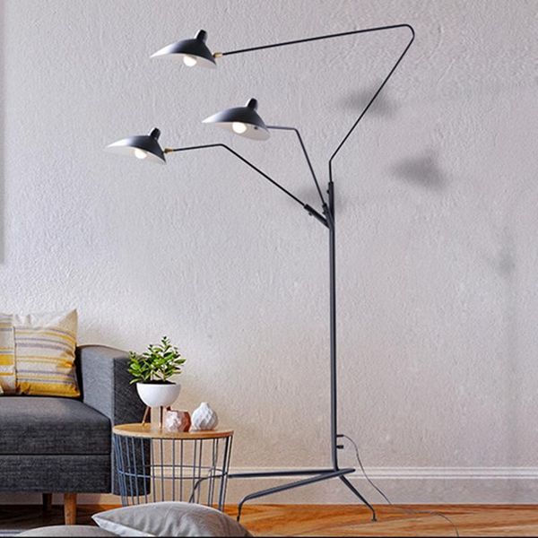 

floor lamps nordic adjustable spider vertical tripod lamp bracket attic industrial living room bedroom decoration indoor lighting
