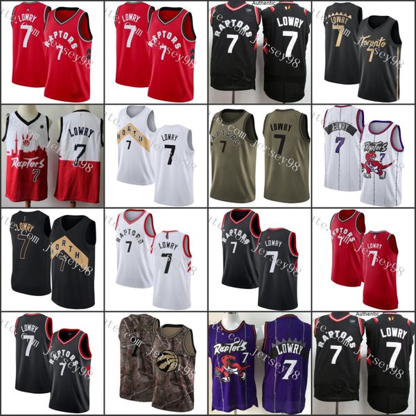 

toronto raptors men 7 kyle lowry jersey, Black