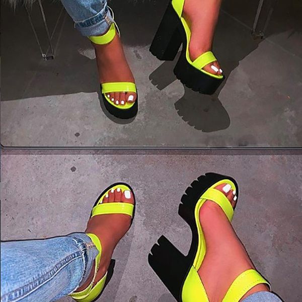 

fashion super high heel women sandals handma comfortable solid color plus size, Black