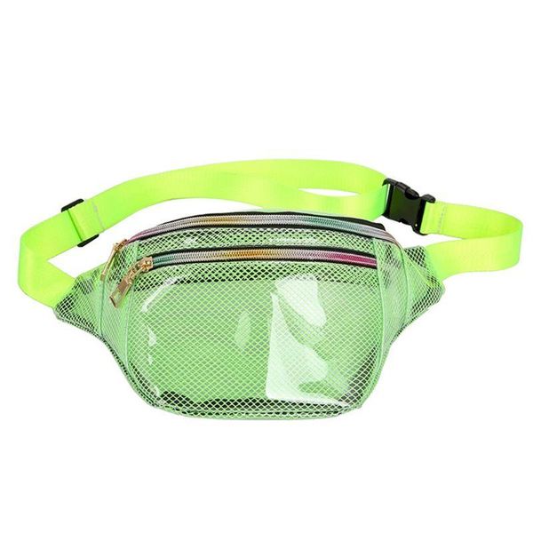 

waist bags mesh translucent fashion bag water resistant adjustable fanny pack 50ld