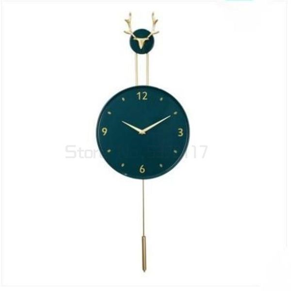 

wall clocks alloy ceramic clock light luxury modern simple silent second sweeping movement on time