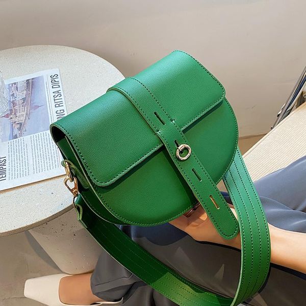 

evening bags trendy pu leather saddle designer crossbody shoulder bag for women 2021 spring summer small cute handbags and purses