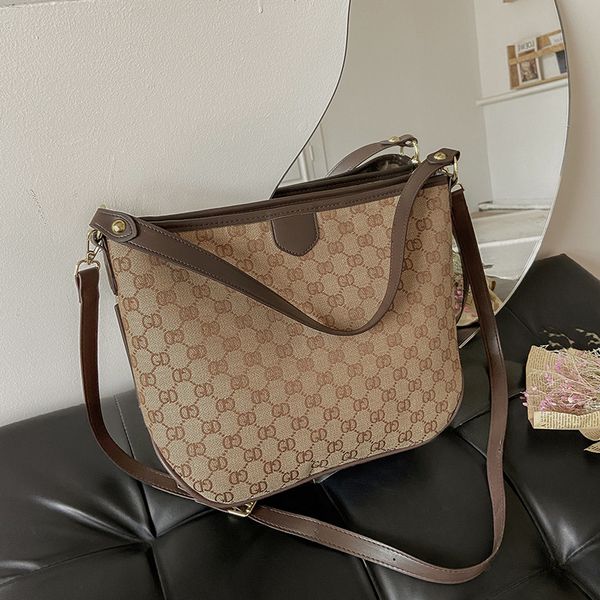 

luxury handbags large capacity texture underarm women's 2021 new summer simple big fashion one shoulder handbag mzx4
