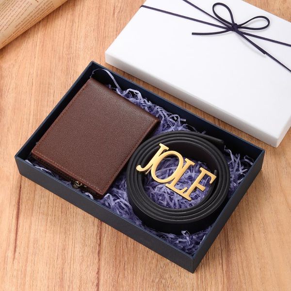 

belts personalized custom belt buckle men's fashion trend pu leather jeans suit pants gift box for friend, Black;brown