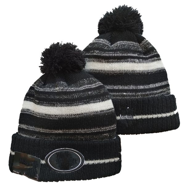 

new football beanies black 2021 sideline sport pom cuffed knit hat knit hat pom cap 32 teams knits mix and match all caps