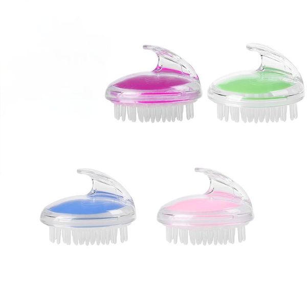 

electric hair brushes silicone head body massager shampoo scalp massage brush washing comb shower bath spa slimming