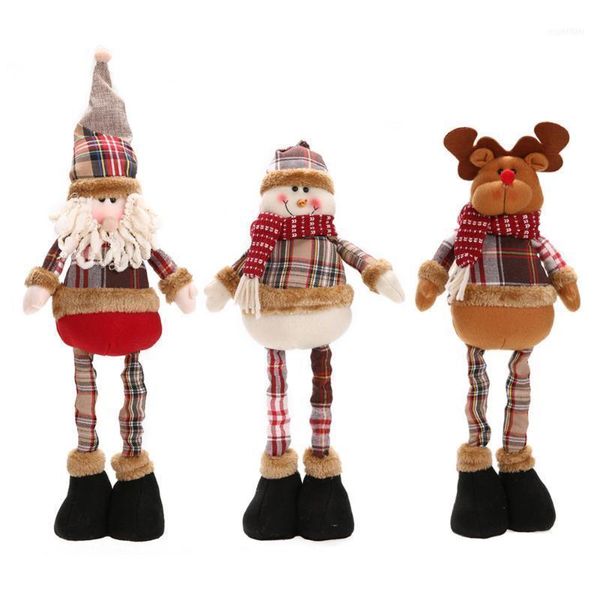 

xmas christmas santa claus snowman reindeer doll ornament gift decor1