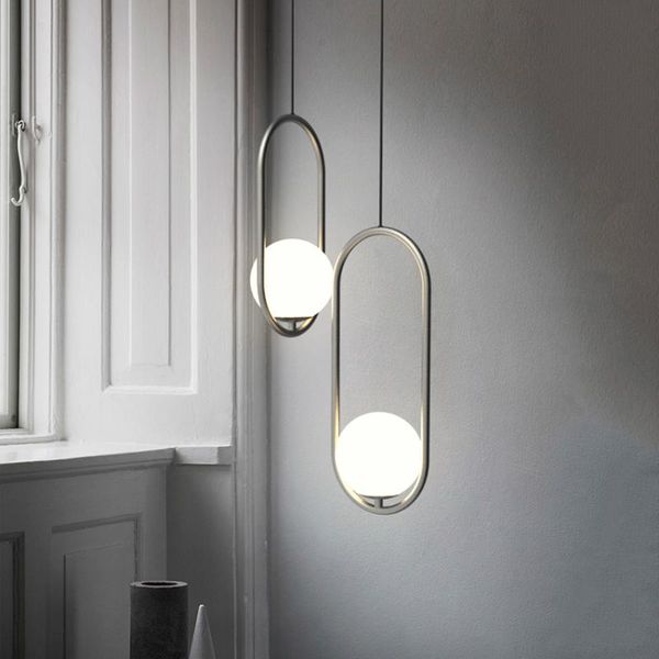 

pendant lamps nordic led lights lighting luminaire restaurant hanging lamp lustre suspension ball glass kitchen fixtures