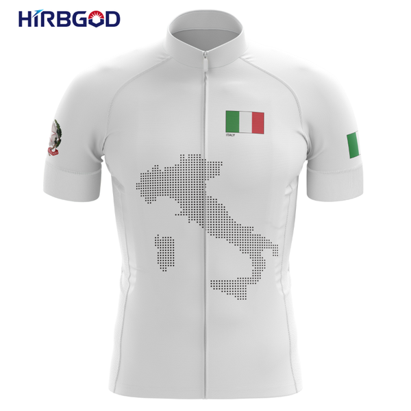 

breathable lightweight men's white bike jersey for italy map outline riding shirt full zipper,tyz670-01 racing jackets, Black;red