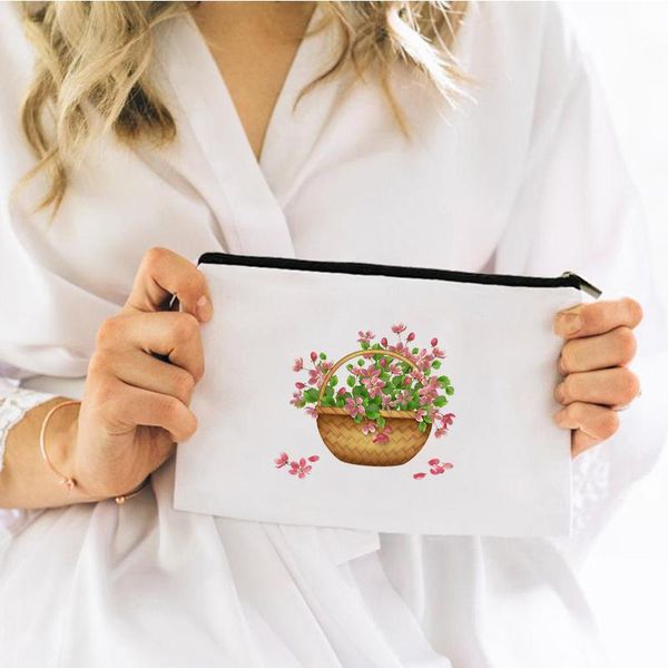 

cosmetic bags & cases women's travel bag teacher life fashion for makeup storage mini personal pouch female suitcase organizer woman
