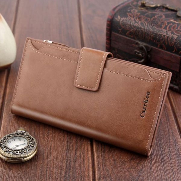 

wallets men's leather men card holder pu wallet smart multifunction slim mens with coin purse #g2, Red;black