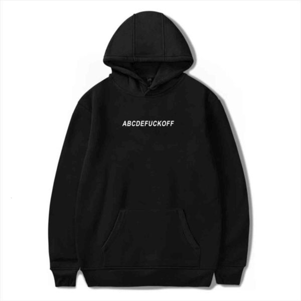 

abcdefuckoff hoody tumblr funny women sweatshirt letter print jumper graphic sweats fashion streetwear outfit, Black