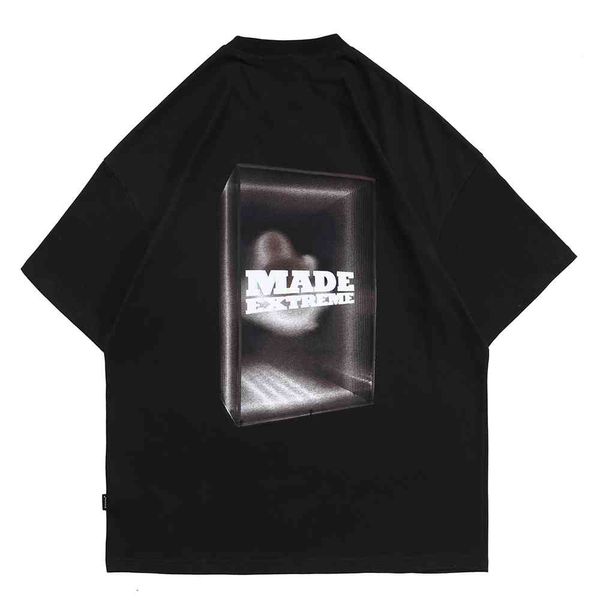 

hoodies hara juku cotton shirt of spring men short sleeves tshirt s, Black