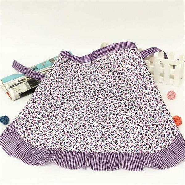 

aprons short waist kitchen apron lace half bib maid costume with party favors for women waitress