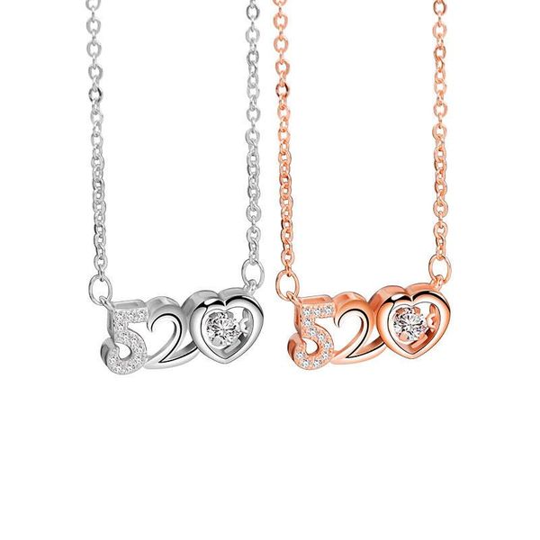 

pendant necklaces crystal rhinestone 520 heart for women and girls, trendy jewelry, valentine's day gift, collection, 2021, Silver