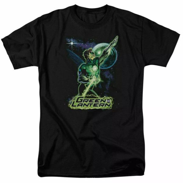 

green lantern hal galaxy t shirt licensed comic book tee black, White;black