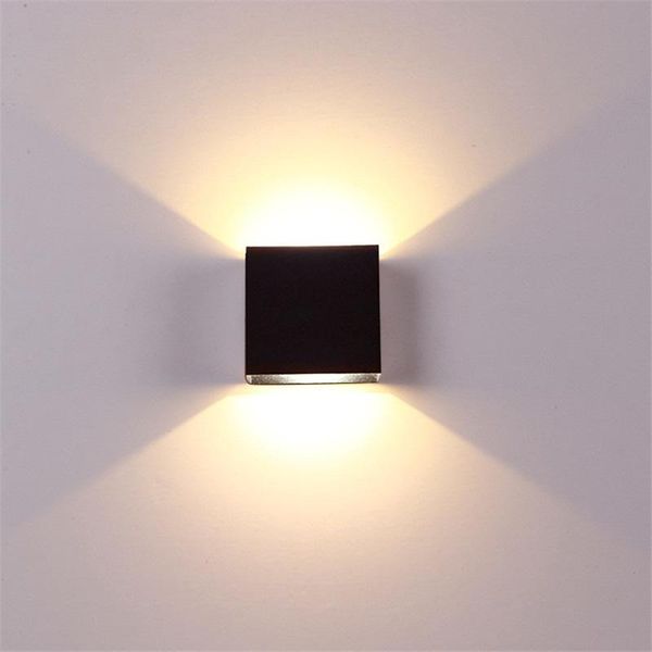 

outdoor wall lamps 12w light waterproof ip65 led porch bedroom living room aluminium black white up down and indoor