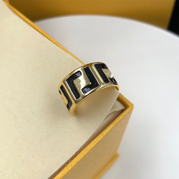 

designer open gold rings men women fashion ring luxury letter jewelry couple rings simple personality ring finger d2109143hl, Golden;silver