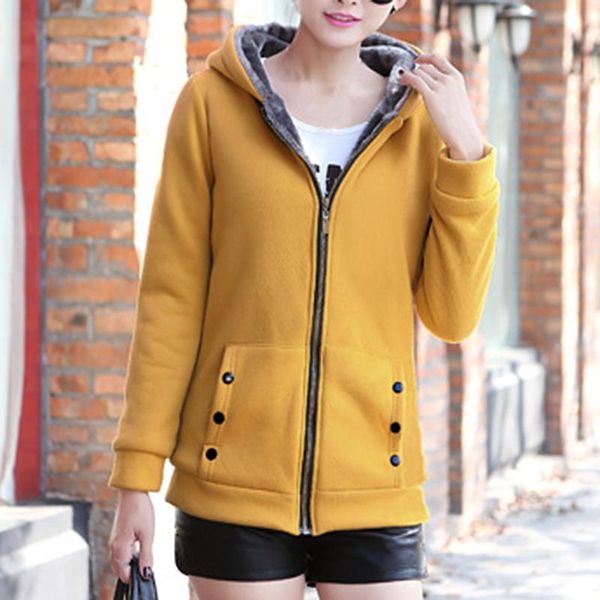 

women's jackets dropship 2021 women coat autumn solid color jacket femme casual hooded female button cardigans feminino plus size s-5xl, Black;brown