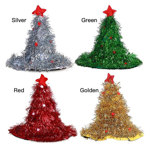 

christmas decorations glowing tree cap women men costume santa hat party ornaments for kid year gifts
