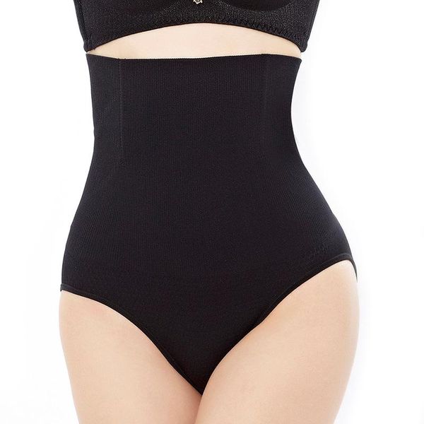 

women's shapers thin high waist postpartum seamless abdomen panties women slimming tummy knickers lifting hips womens body shaping pant, Black;white