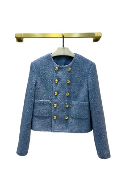 

milan runway jackets 2022 spring o neck long sleeve panelled women's designer coats brand same style outerwear 1204-11, Black;brown