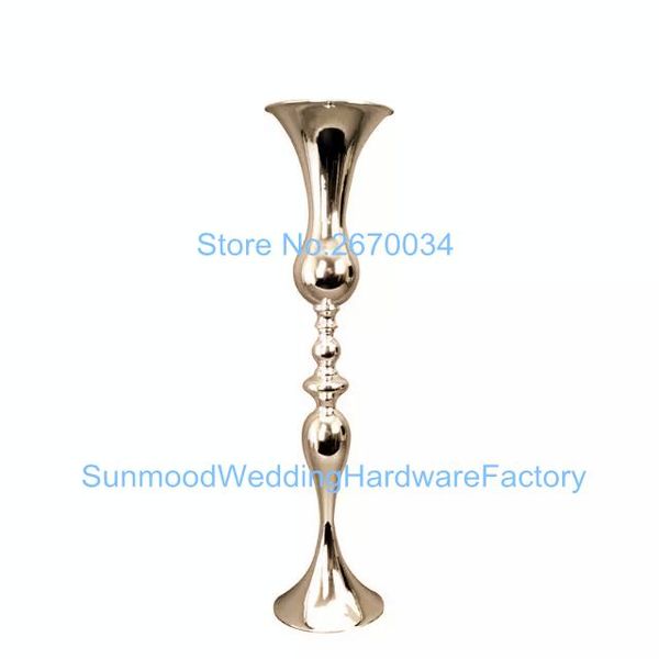 

mental iron cylinder candleholder/tall crystal vases wholesale for wedding/table party decoration
