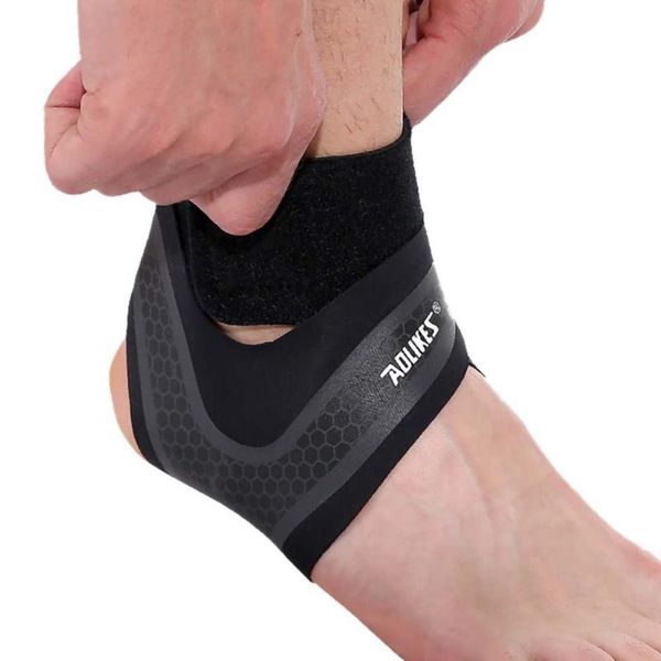 

ankle support breathable compression sprain foot wrap protection for running fitness sport brace protector lightweight, Blue;black