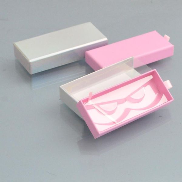 

wholesale eyelash packaging box lash boxes package custom rectangle drawer pink 3d mink lashes makeup case vendors fast false eyelashes