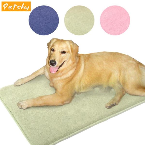 

kennels & pens petshy coral fleece pet dog cat bed sleeping cushion mat pad dogs rebound sponge small medium large cats house