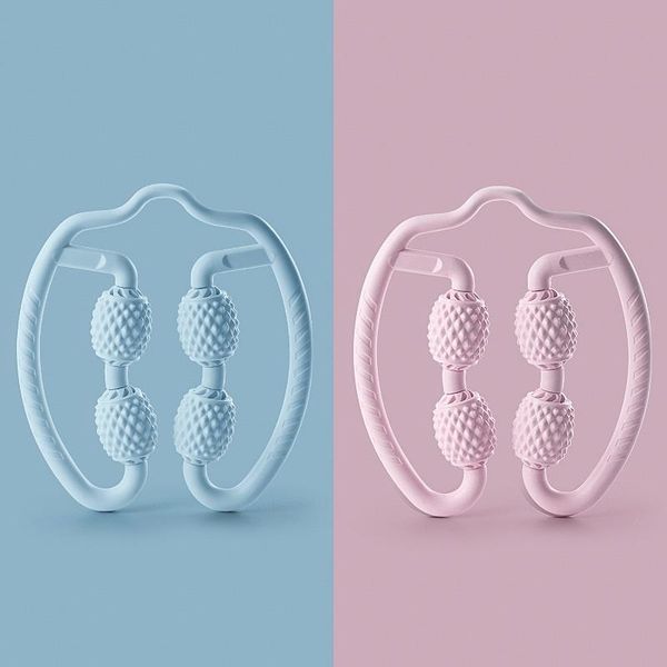 

wheels roller trigger point 360Â° muscle massager yoga pilates for arm leg neck deep tissue accessories