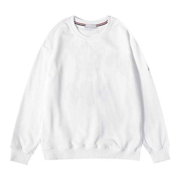 

2022designer monclair mens hoodies french brand women sweatshirts luxury embroidered letter men s hooded sweater 05, Black