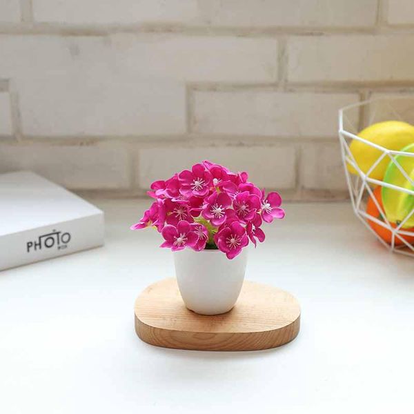 

decorative flowers & wreaths high-quality artificial flowers,smallredhydrangea potted plants, 13cmhigh,wedding dress up,gardenbonsaiornament
