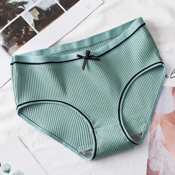 

elovegirl mid-waist cute panties products comfortable underwear support wholesale cotton bow women's briefs, Black;pink