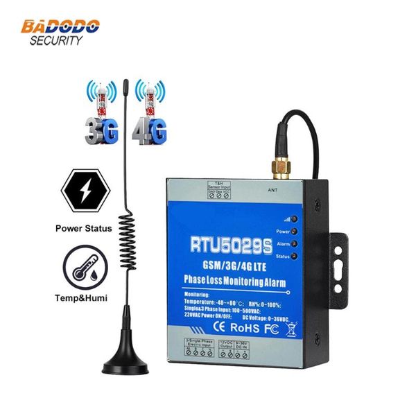 

wireless gsm 3g 4g lte phase loss monitoring alarm rtu5029s high-low voltage or power failure with sms alert systems