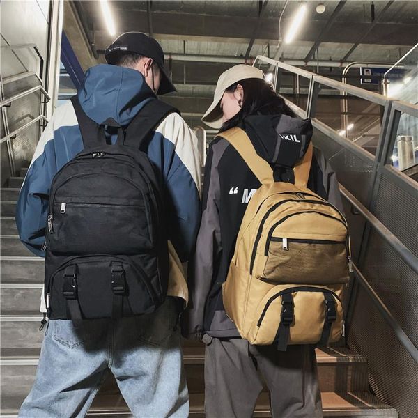 

backpack oxford cloth backpacks for women 2021 mochila fashion winter casual style ladies solid color back pack teen men's