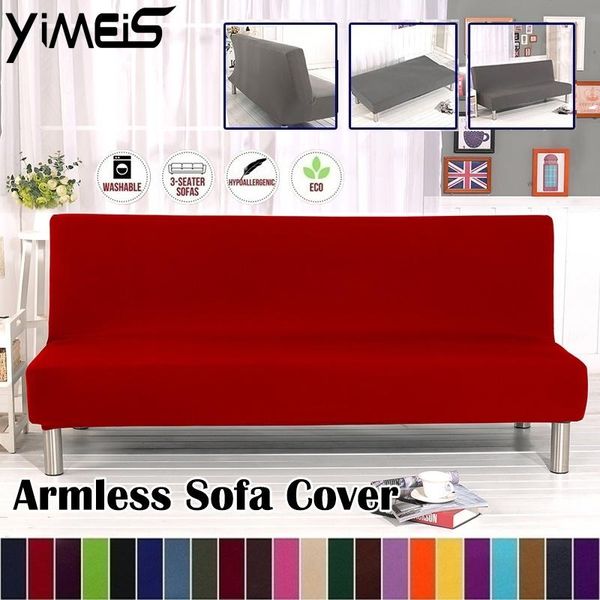 

chair covers sofa bed cover multiple solid color all-inclusive slipcover without armrest