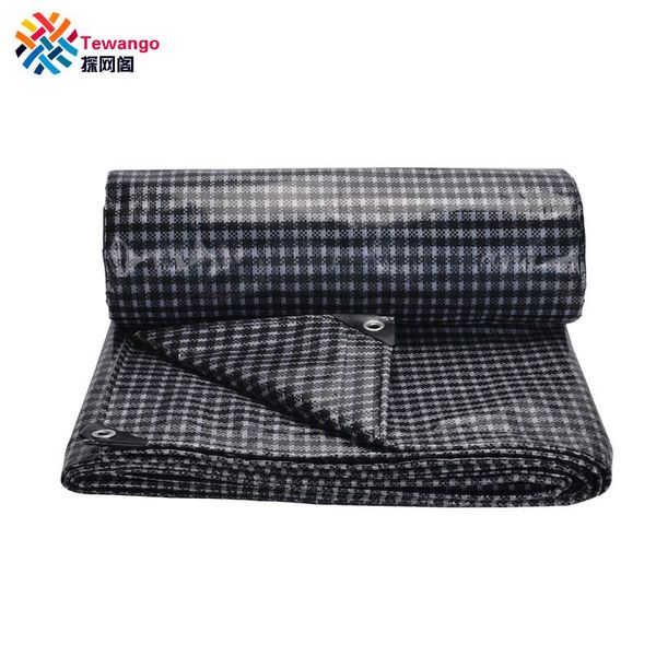 

shade black+white waterproof shlter tent 0.35mm heavy duty tarp outdoor rain block sun sail balcony flowers cover pe tarpaulin