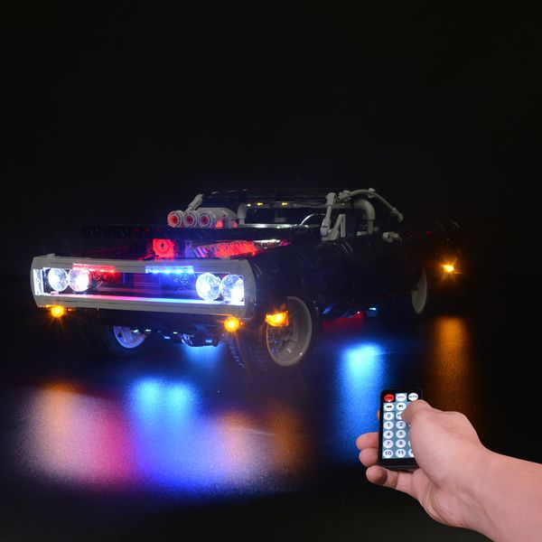 

blocks led light kit for 42111 dom's charger the furious (only included) 1008