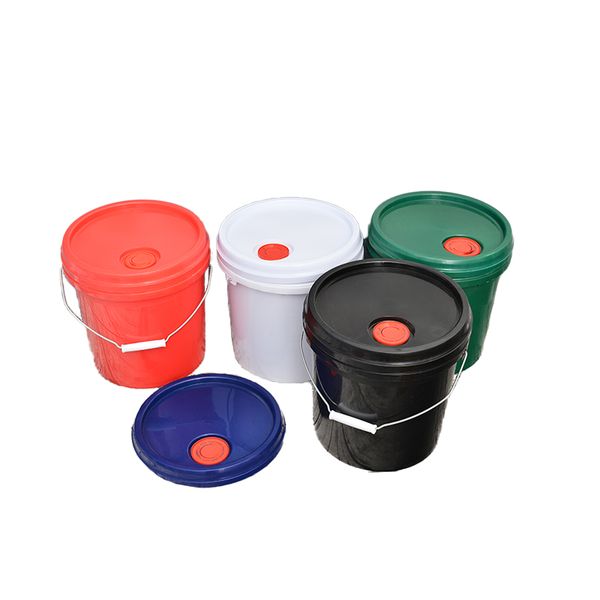 

sealed food grade plastic bucket 20l, with tamper proof cover and oil nozzle