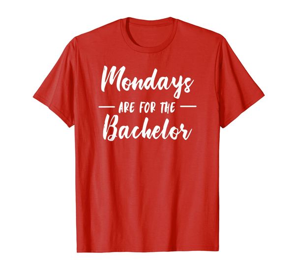 

funny mondays are for the bachelor humorous novelty tshirt, White;black