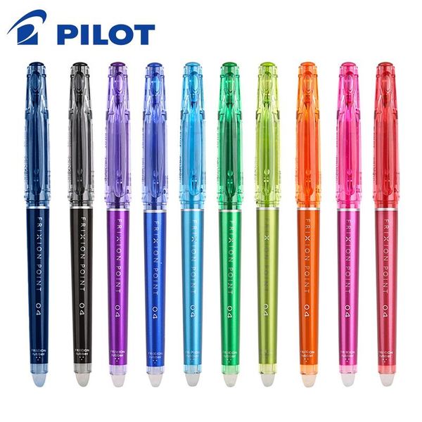

gel pens 5 pcs/lot japanese pilot erasable pen lf-22p4 0.4mm color needle